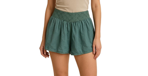 American eagle dark green high rise shorts size small